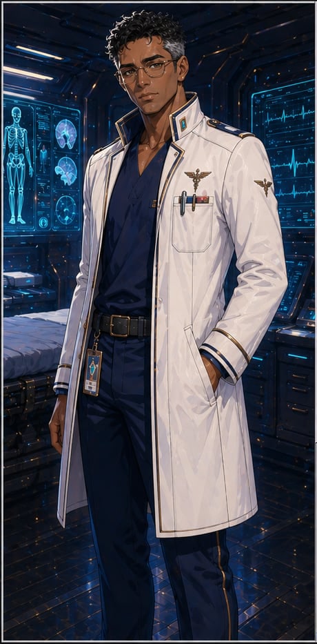 Dr. Aris — visualized from the manuscript
