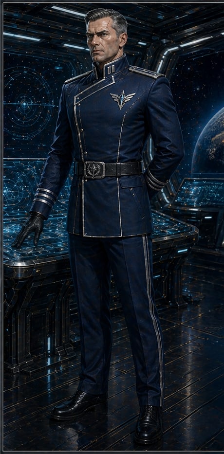 Commander Vance — visualized from the manuscript