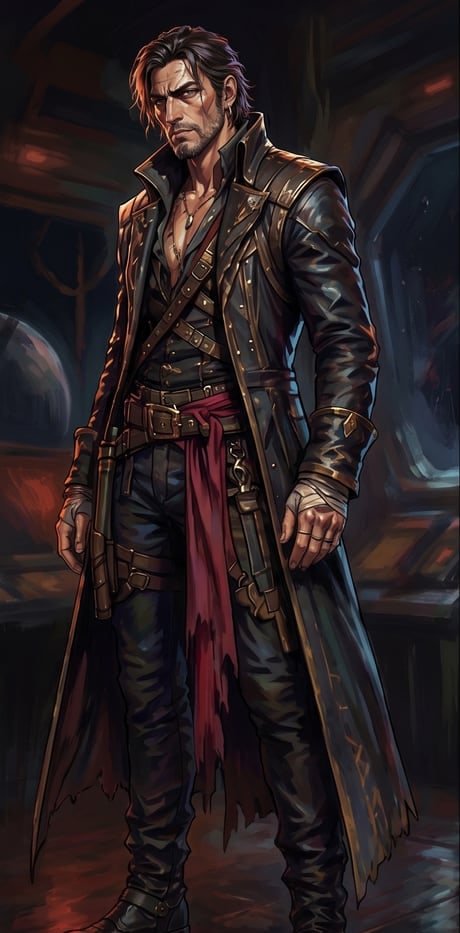 Captain Vex — visualized from the manuscript